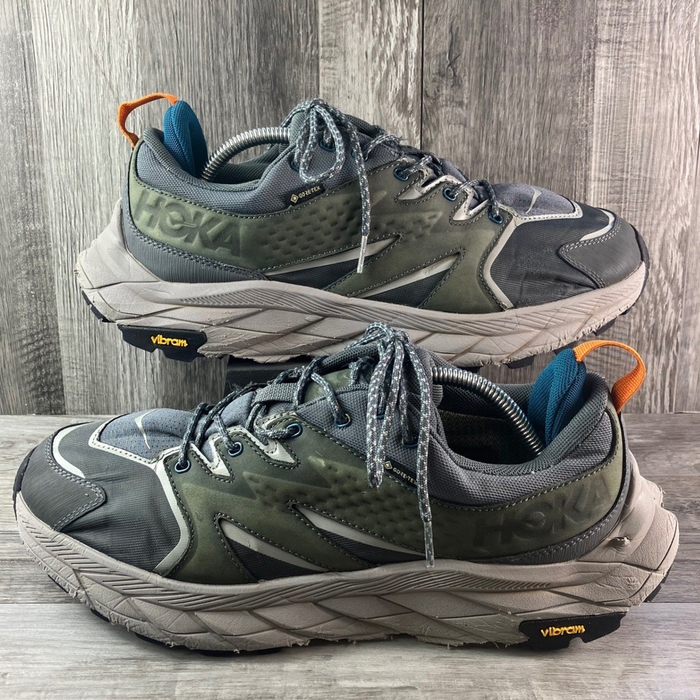 Hoka Anacapa Low GTX Castlerock Harbor Mist 1122017 Mens 10.5D No Insoles